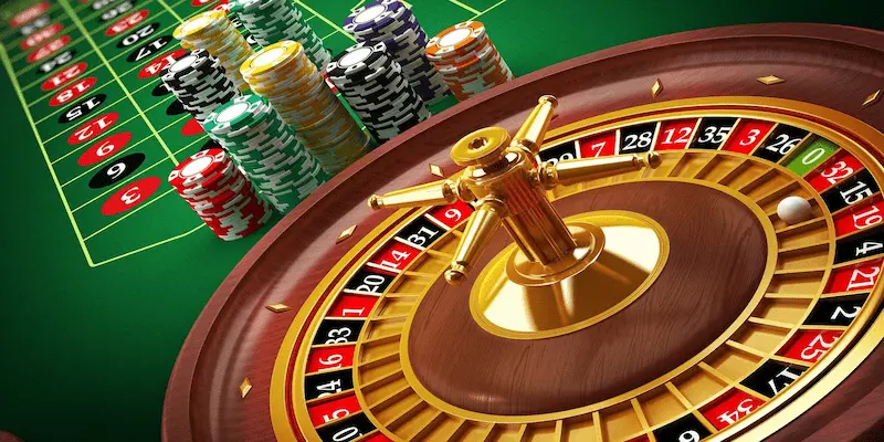 Bàn chơi và cò quay Roulette